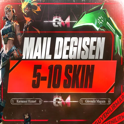 Valorant 5-10 Skin Mail Değişen